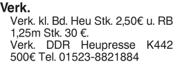 Vorschaubild der Anzeige, (Id: 1960487)
