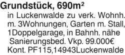 Vorschaubild der Anzeige, (Id: 1970657)