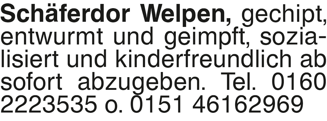 Vorschaubild der Anzeige, (Id: 1988195)