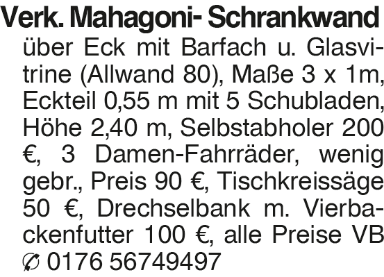 Vorschaubild der Anzeige, (Id: 1989578)