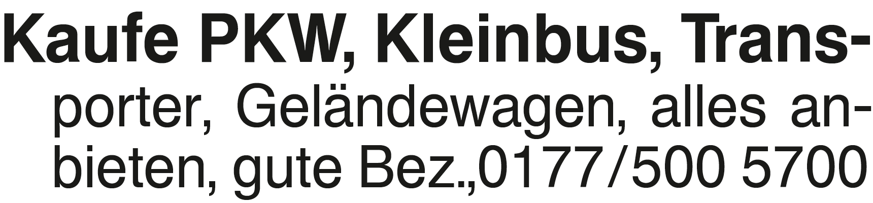 Vorschaubild der Anzeige, (Id: 2008890)