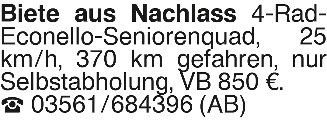 Vorschaubild der Anzeige, (Id: 2018669)