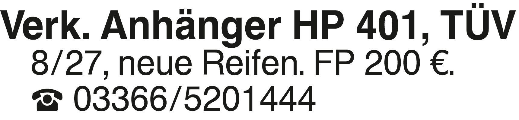 Vorschaubild der Anzeige, (Id: 2018588)