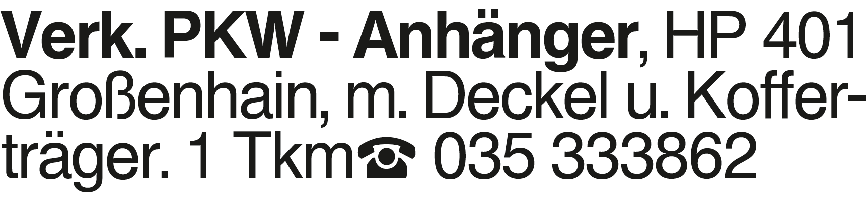 Vorschaubild der Anzeige, (Id: 2021297)