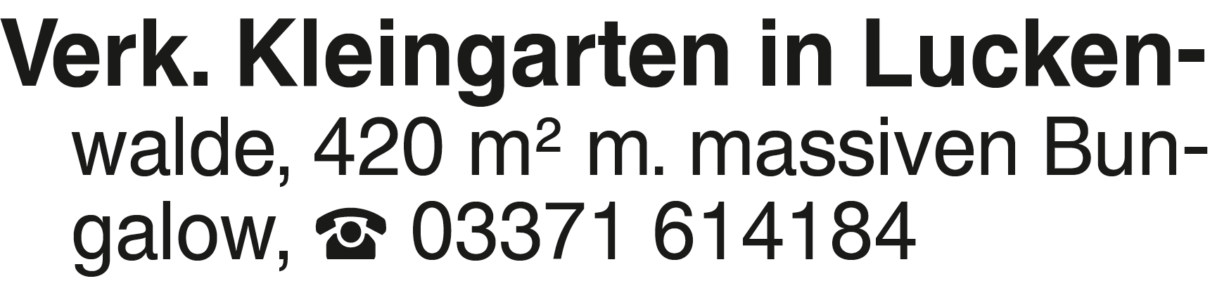 Vorschaubild der Anzeige, (Id: 2049983)