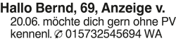 Vorschaubild der Anzeige, (Id: 2056303)