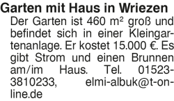 Vorschaubild der Anzeige, (Id: 2060949)