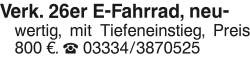 Vorschaubild der Anzeige, (Id: 2060955)