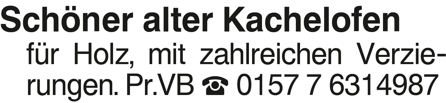 Vorschaubild der Anzeige, (Id: 2080469)