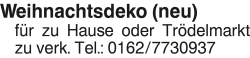 Vorschaubild der Anzeige, (Id: 2080503)