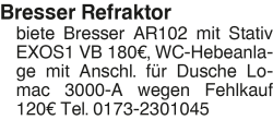 Vorschaubild der Anzeige, (Id: 2084726)