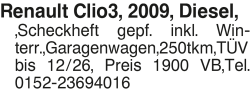 Vorschaubild der Anzeige, (Id: 2086423)