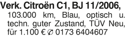 Vorschaubild der Anzeige, (Id: 1988054)