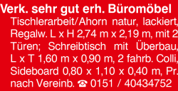 Vorschaubild der Anzeige, (Id: 2001818)