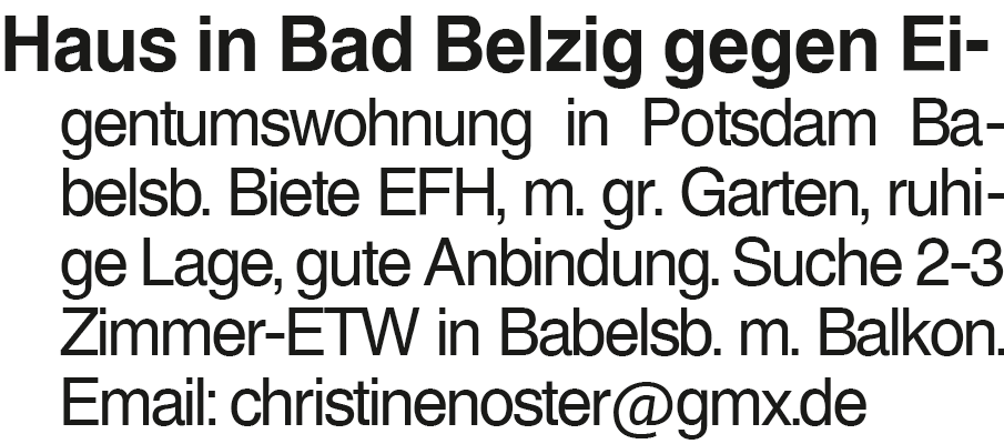 Vorschaubild der Anzeige, (Id: 2001806)