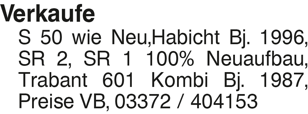 Vorschaubild der Anzeige, (Id: 2003356)