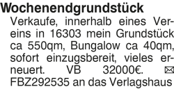 Vorschaubild der Anzeige, (Id: 2022520)