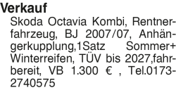 Vorschaubild der Anzeige, (Id: 2018619)