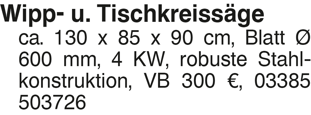Vorschaubild der Anzeige, (Id: 2022613)