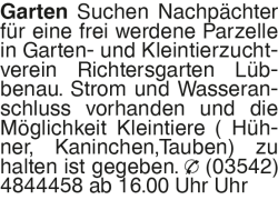 Vorschaubild der Anzeige, (Id: 2031767)