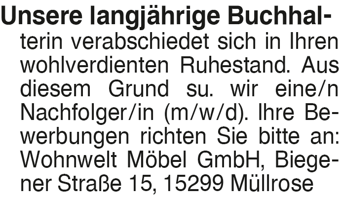 Vorschaubild der Anzeige, (Id: 2033729)