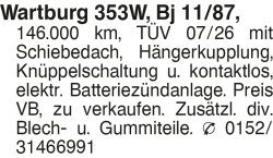 Vorschaubild der Anzeige, (Id: 2033739)