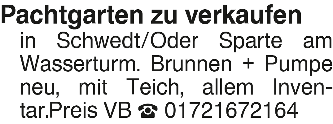 Vorschaubild der Anzeige, (Id: 2043995)