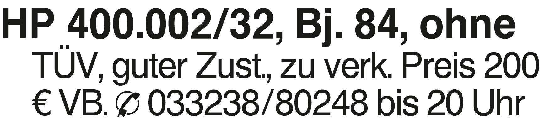 Vorschaubild der Anzeige, (Id: 2047077)