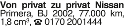 Vorschaubild der Anzeige, (Id: 2048701)