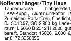 Vorschaubild der Anzeige, (Id: 2048712)