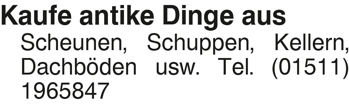 Vorschaubild der Anzeige, (Id: 2049953)