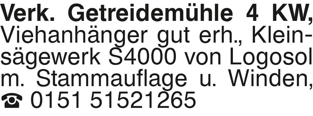 Vorschaubild der Anzeige, (Id: 2052090)