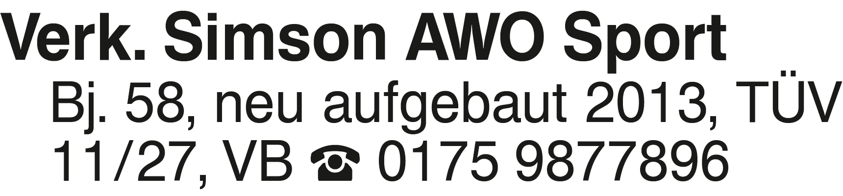 Vorschaubild der Anzeige, (Id: 2059528)