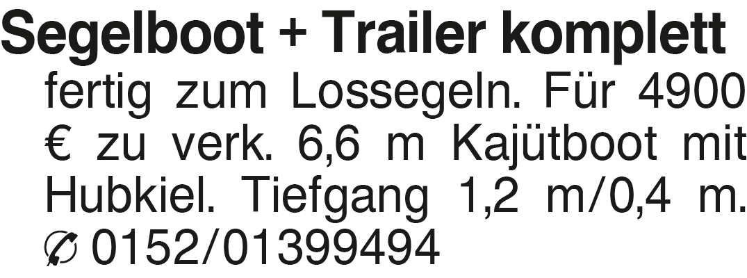 Vorschaubild der Anzeige, (Id: 2059725)