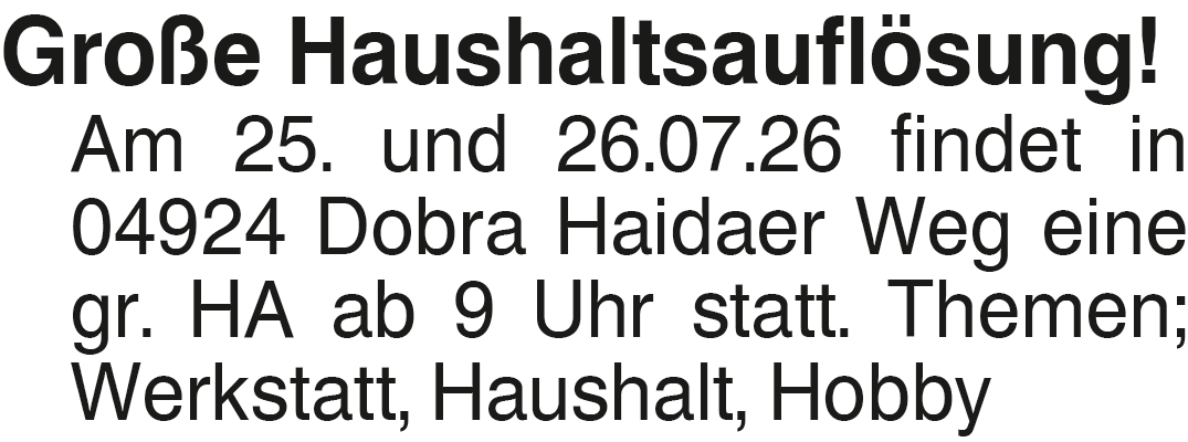 Vorschaubild der Anzeige, (Id: 2062660)