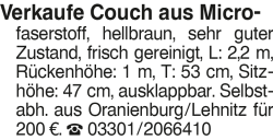 Vorschaubild der Anzeige, (Id: 2067641)