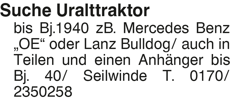 Vorschaubild der Anzeige, (Id: 2072431)