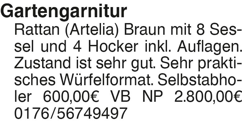 Vorschaubild der Anzeige, (Id: 2072447)