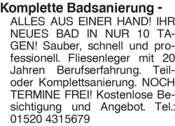 Vorschaubild der Anzeige, (Id: 2084657)