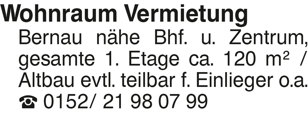 Vorschaubild der Anzeige, (Id: 2084735)