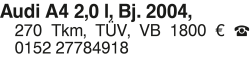 Vorschaubild der Anzeige, (Id: 2084766)