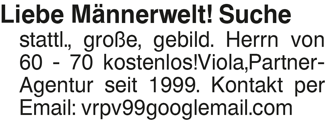 Vorschaubild der Anzeige, (Id: 2084769)